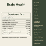 Brain Health Supplement Facts and what it's free from