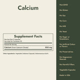 Calcium Supplement Facts and what it's free from