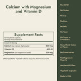 Calcium with Magnesium and Vitamin D Supplement Facts and what it's free from