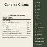 Candida Cleanz Supplement Facts and what it's free from