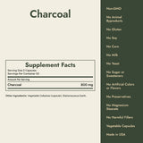Charcoal Supplement Facts and what it's free from