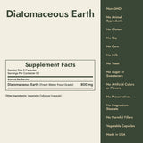 Diatomaceous Earth Supplement Facts and what it's free from