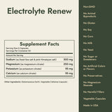 Electrolyte Renew Supplement Facts and what it's free from