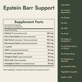 Epstein Barr Support Supplement Facts and what it's free from