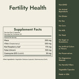 Fertility Health Supplement Facts and what it's free from