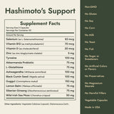Hashimoto's Support Supplement Facts and what it's free from