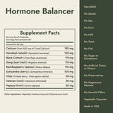 Hormone Balancer Supplement Facts and what it's free from