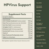 HPVirus Support Supplement Facts and what it's free from