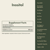 Inositol Supplement Facts and what it's free from