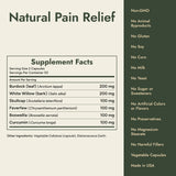 Natural Pain Relief Supplement Facts and what it's free from