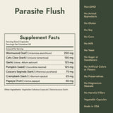 Parasite Flush Supplement Facts and what it's free from