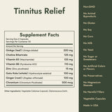 Tinnitus Relief Supplement Facts and what it's free from