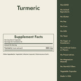 Turmeric Supplement Facts and what it's free from