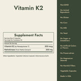 Vitamin K2 Supplement Facts and what it's free from