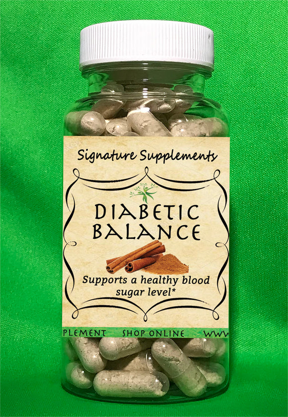 Diabetic Balance - 100 Capsules – Your Signature Supplements